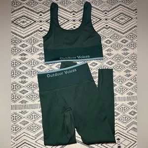 Outdoor Voices Seamless Rib Set